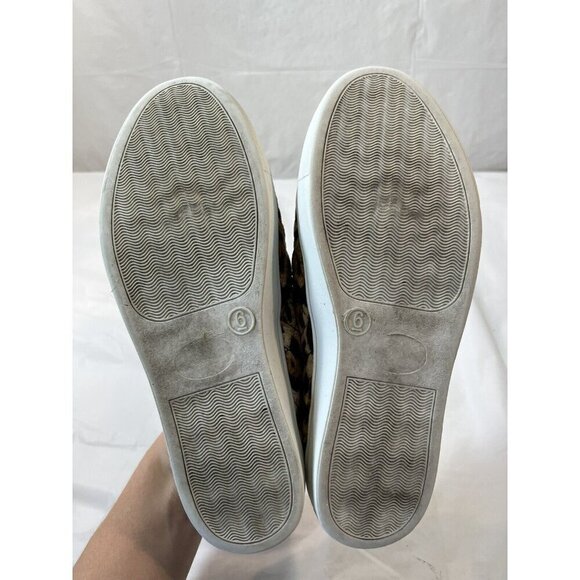 Steve Madden Women Animal Print Quilted Fabric Slip On  Sneakers Sz 7 JECNTRCO - Picture 10 of 12